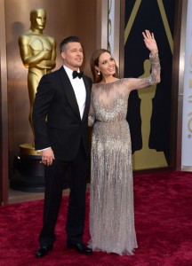 2014 - ¿Cómo olvidar éste? La ex pareja dio mucho de qué hablar en la entrega de los Oscars. Insuperables.